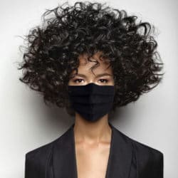 Masque de protection noir Femme